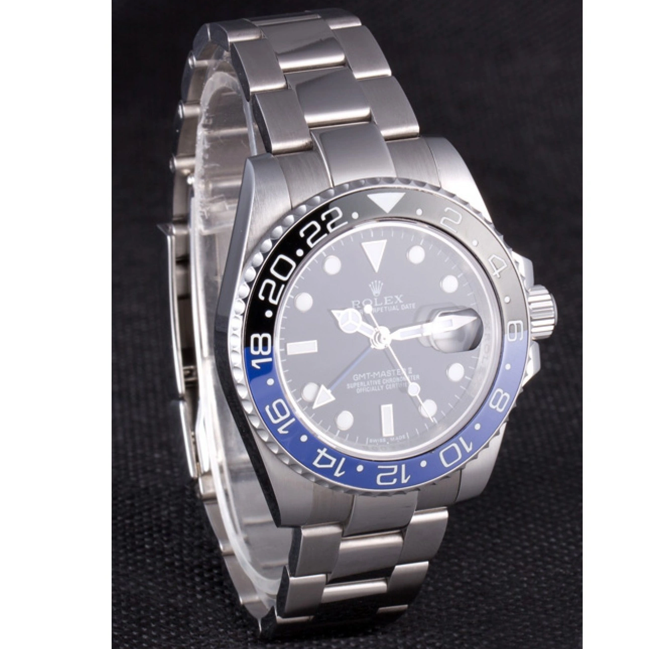 AAA Replica Watches GMT Master Steel II Collection Stainless Brushed 621492 Band Rolex Oyster 1016